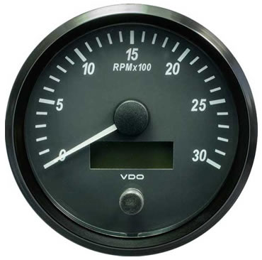 VDO SingleViu Tachometer 3000RPM